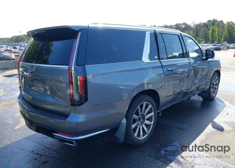 2021 Cadillac Escalade Esv 4Wd Premium Luxury Platinum z USA, uszkodzony, nr VIN 1GYS4MKLXMR228725